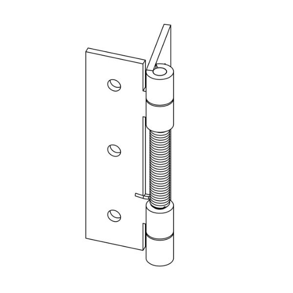Sac Yaylı Menteşe 71x100x3mm image 2