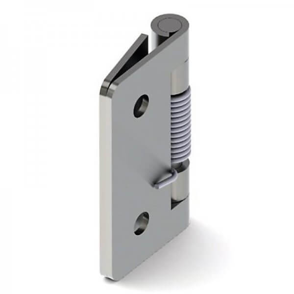 Paslanmaz Yaylı Yaprak Menteşe (İçe Kapanan) 50 x 50 x 1.5mm  image