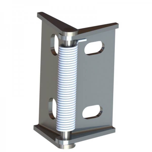 Paslanmaz Yaylı Yaprak Menteşe 50 x 55 x 2mm image