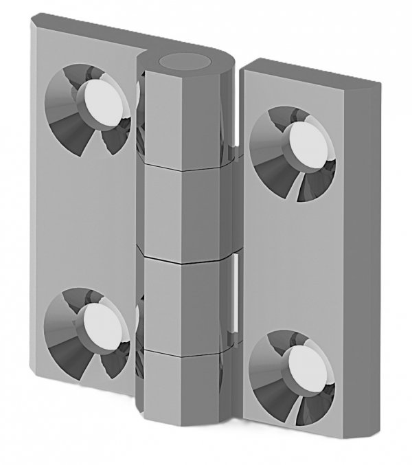 Paslanmaz Yaprak Menteşe 60 x 60 x 8mm