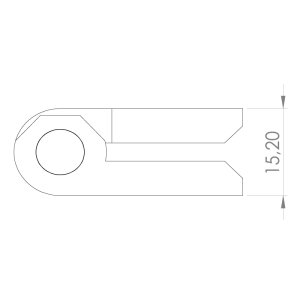 Paslanmaz Yaprak Menteşe 60 x 60 x 8mm