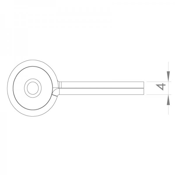 Paslanmaz Yaylı Yaprak Menteşe 78 x 90 x 2 mm