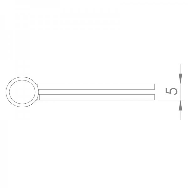 Sac Yaprak Menteşe 78 x 75 x 1.8mm
